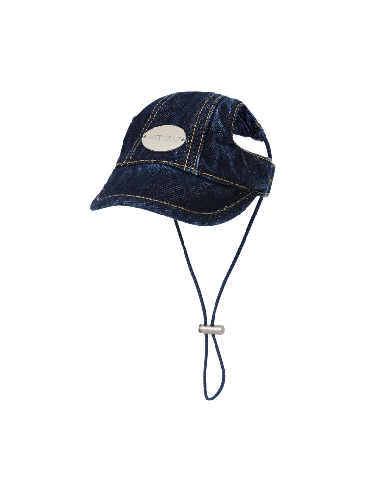 Washed Denim Cap